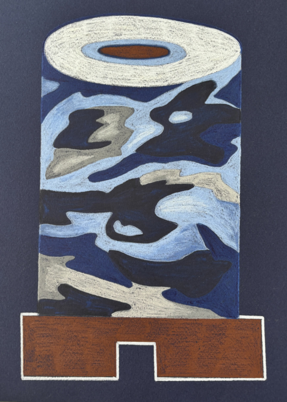 Le vase bleu